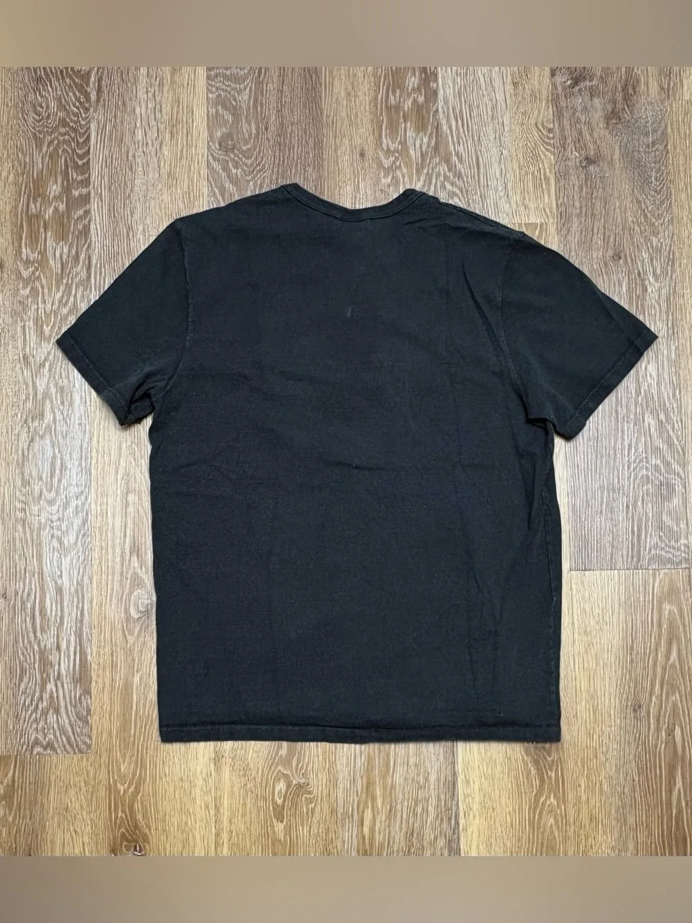 Champion Black Short-Sleeve Tee with Red Logo and White Japanese Text - Picture 6 of 7